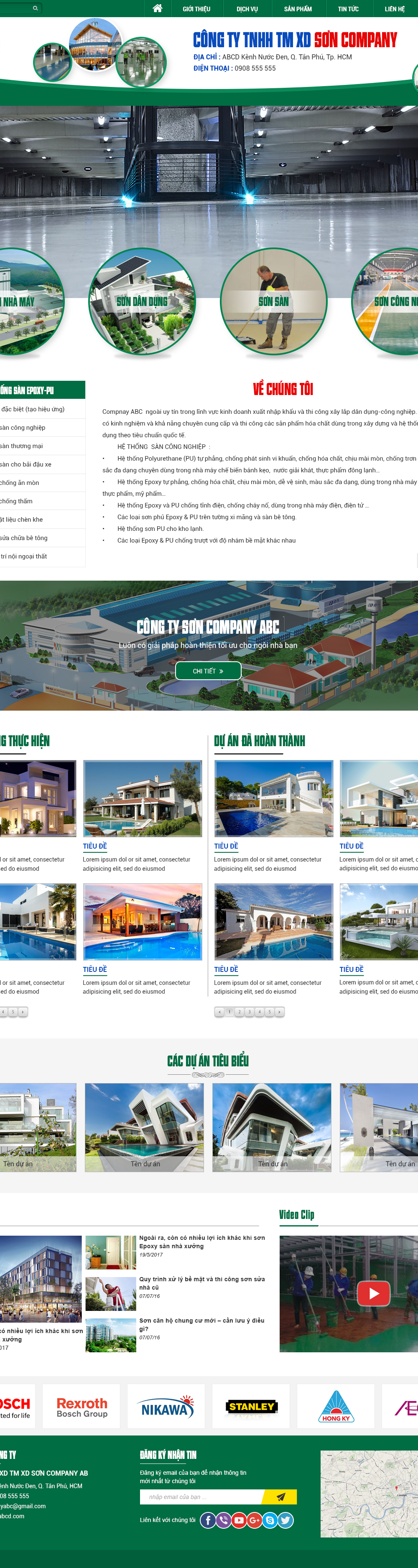 Dịch vụ xây dựng Dịch vụ xây dựng