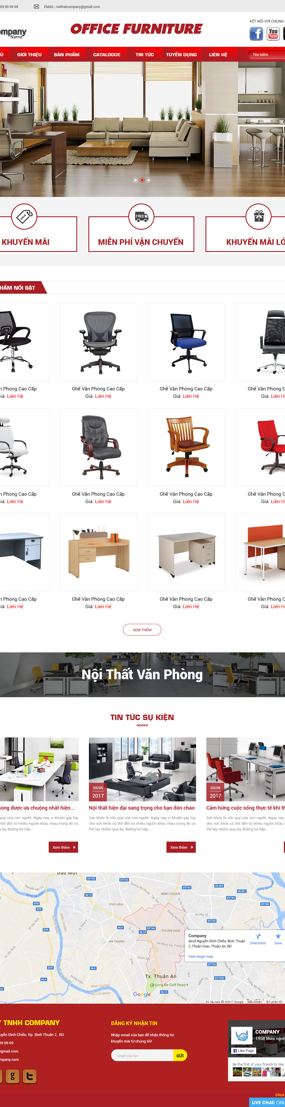 Giao diện nội thất rời Giao diện nội thất rời