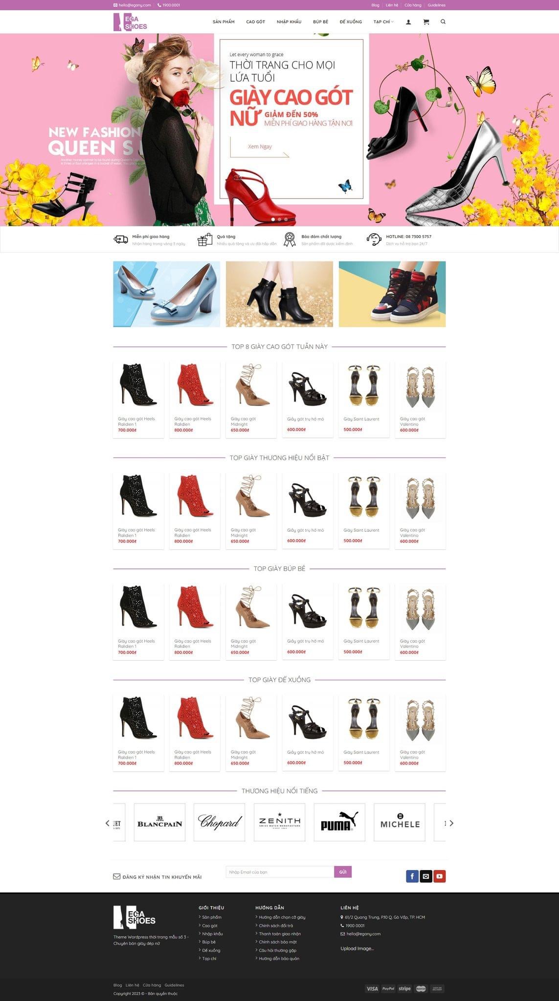 GIAO DIỆN SHOP GIÀY GIAO DIỆN SHOP GIÀY